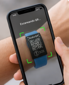 Escanean el QR